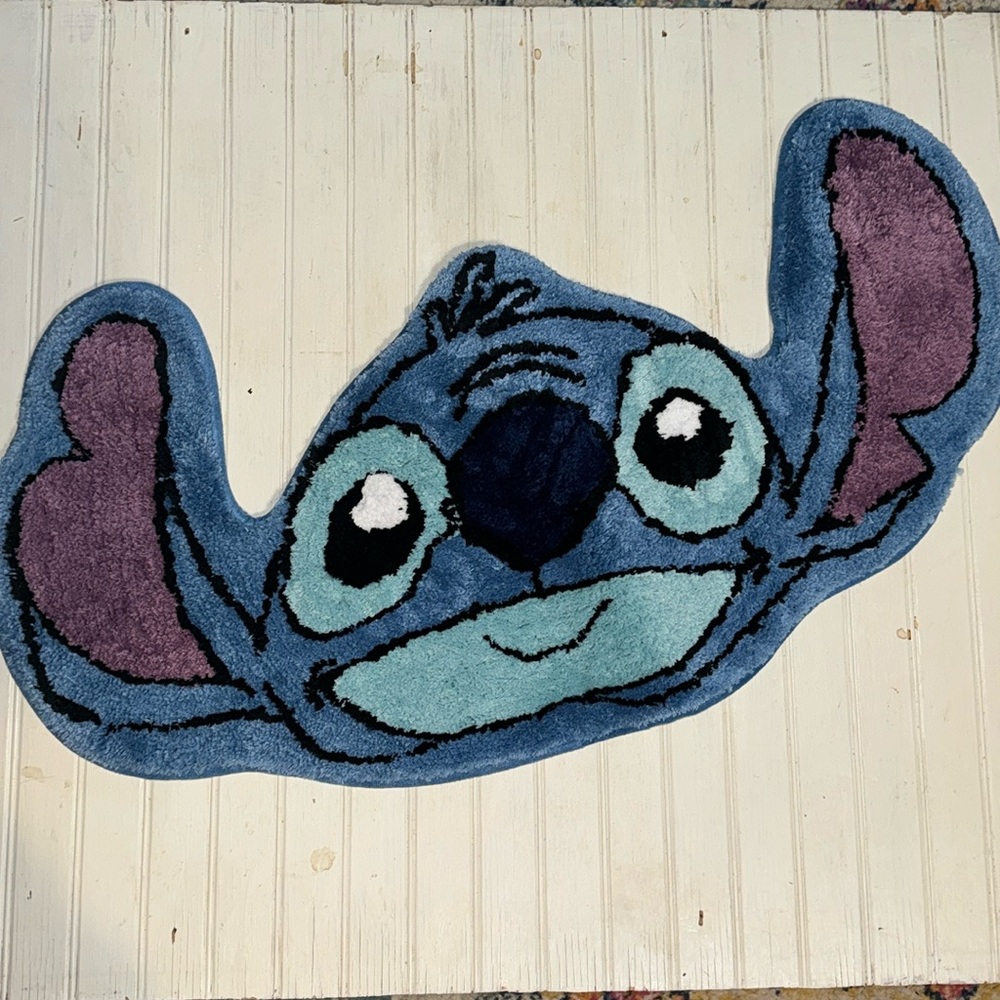 COPY - Disney: stitch plush bath mat